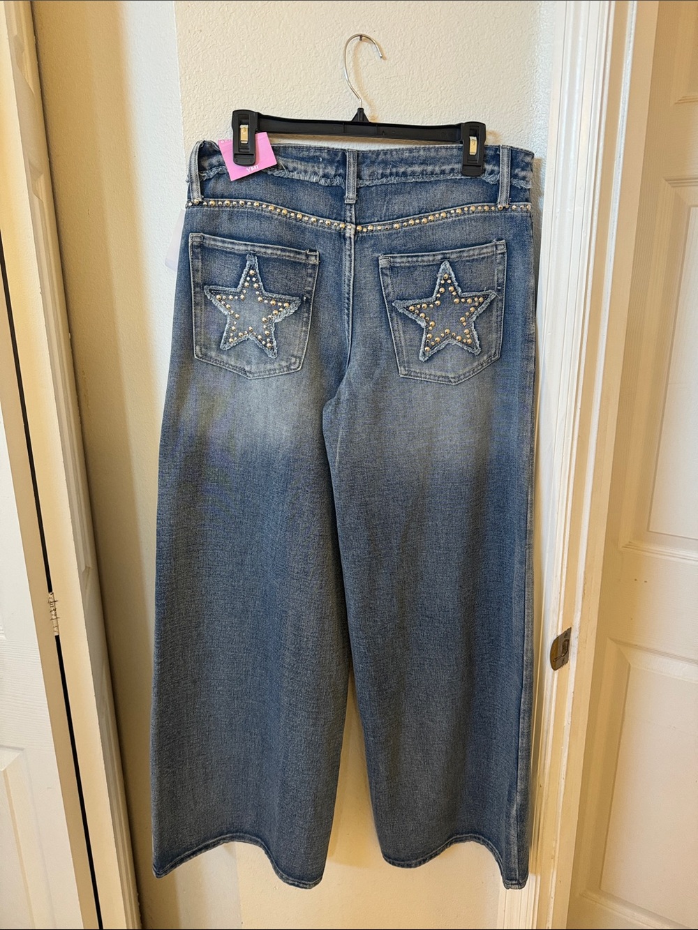 YMI Women's Straight-Leg Jeans in Mid Blue Wash